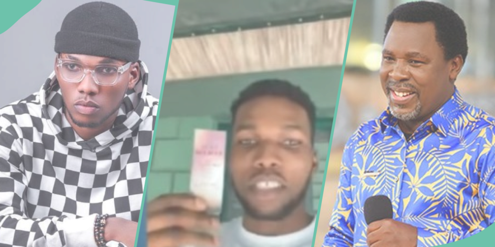 Victor AD prays for his mum in video.