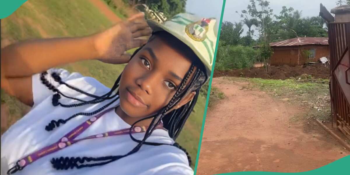 NYSC lady shares video of remote village where she was posted to serve, reveals plans to take up farming