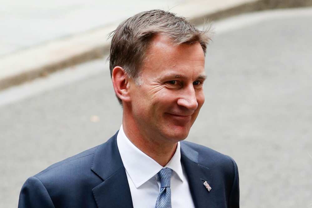Former foreign minister Jeremy Hunt was appointed finance minister