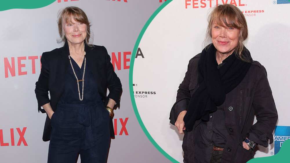 Sissy Spacek in West Hollywood, California (L). The actress at the Tribeca Performing Arts Center (R)