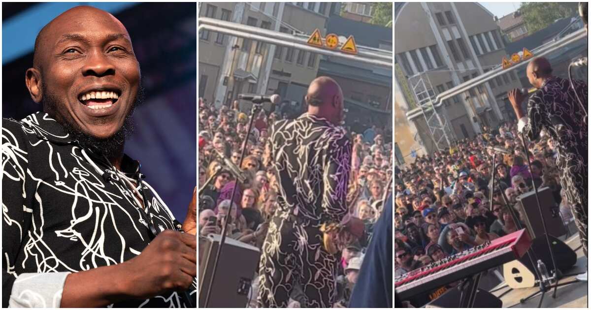 Video from Seun Kuti's stage performance in Finland leaves Nigerians talking