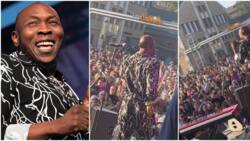 "Omo this guy get fans o": Many express surprise at the show of love Seun Kuti received in Finland
