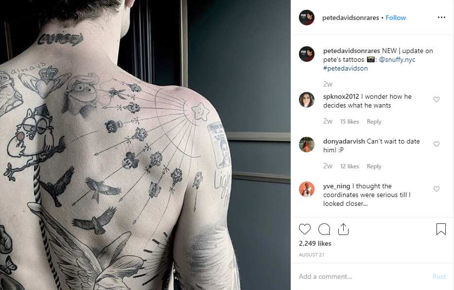 Pete Davidson tattoos