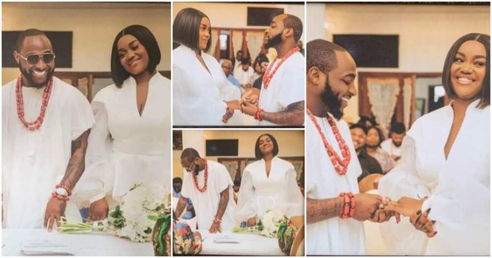 Beryl TV 5aa1b28c9d48ae28 "This is beautiful": Reactions as Photos of Davido and Chioma's court wedding emerges, clips goes viral 