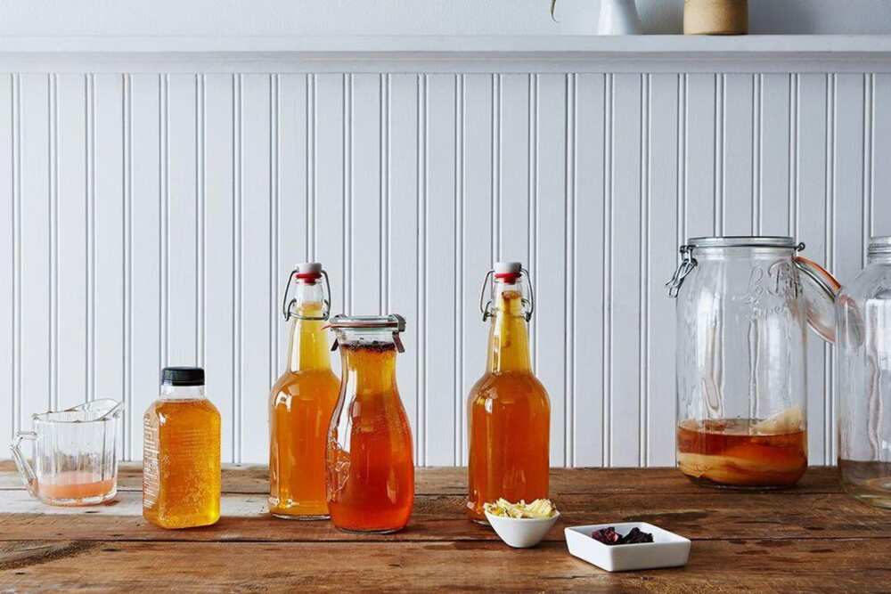 Homemade kombucha Homemade kombucha
