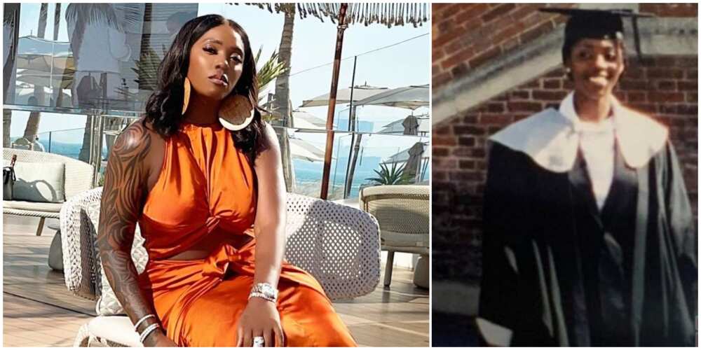 Rare university graduation photo of Tiwa Savage hits social media Rare university graduation photo of Tiwa Savage hits social media