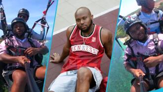 King Promise goes paragliding in Bali, Indonesia, looks fearless in video
