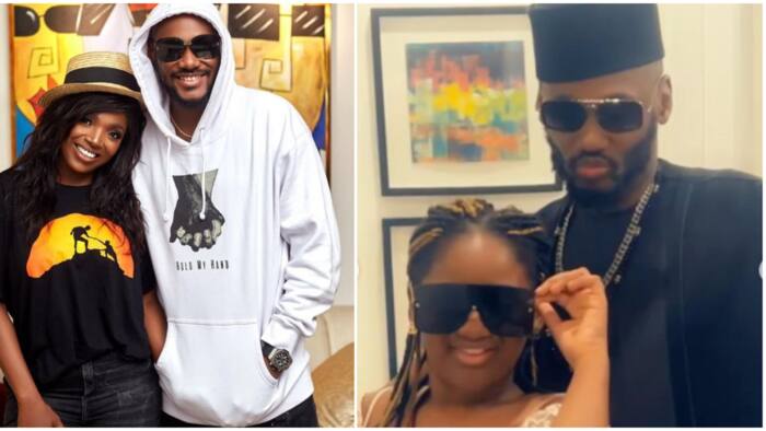 "2face, emi lokan": Annie Idibia fights dirty as ladies camp under her post celebrating singer's last born