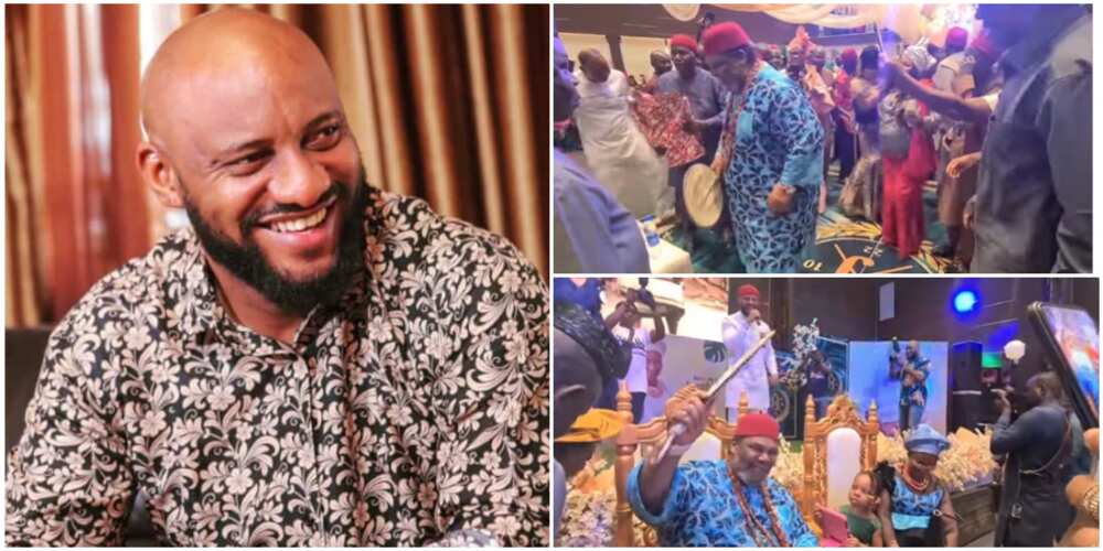 Yul Edochie, Pete Edochie, after party