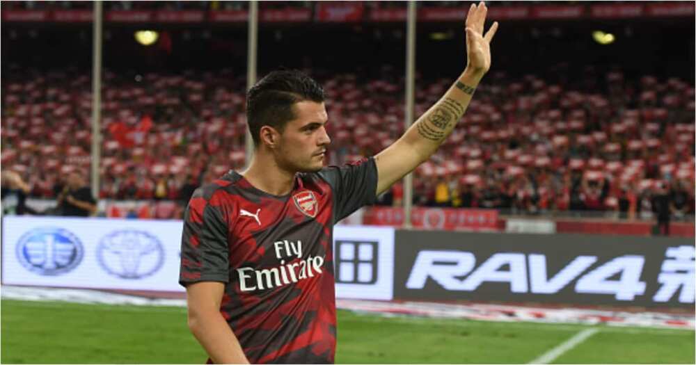 Granit Xhaka is on the radar of AS Roma. Photo: Getty Images.