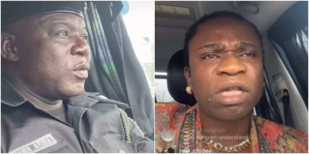 Speed Darlington and a police officer