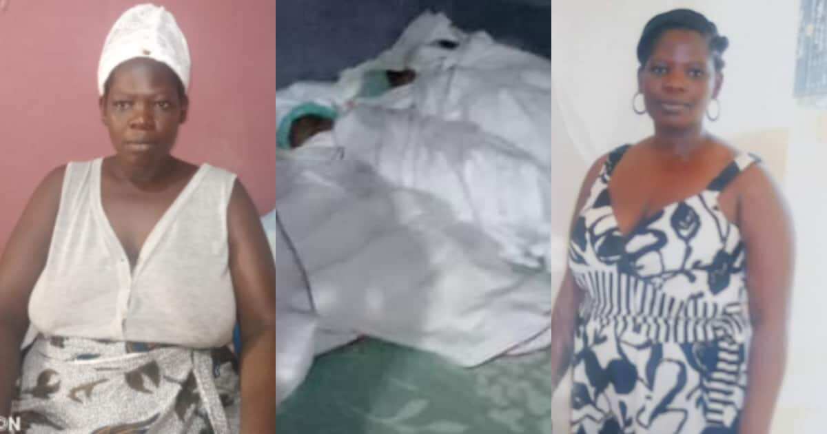 Massive jubilation as woman becomes 1st-time mother, gives birth 4 kids, photos drop