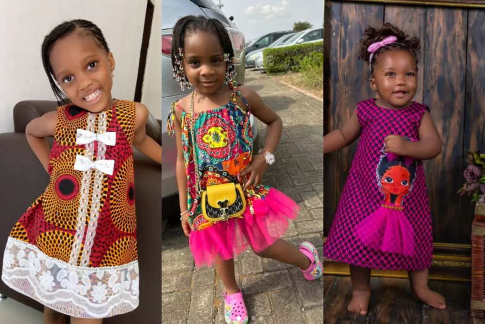Beautiful children gown styles for girls: best lace and Ankara