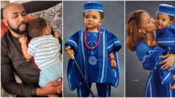 “Is this what it’s like to organise a birthday party?” Banky W cries out as son clocks 2, Adesua hails him