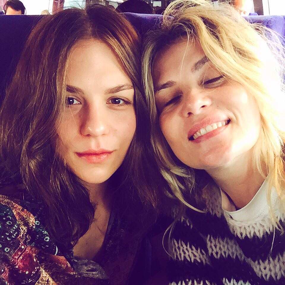 Emmanuelle Seigner et Morgane Polanski