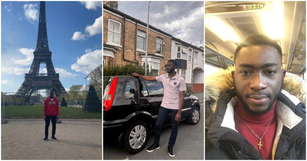Nicholas Ejiro Ezele, Jacob Evangelista, Nonso Offor, venza to Rolls Royce, man with natural long hair, Nigerian student buys car in UK