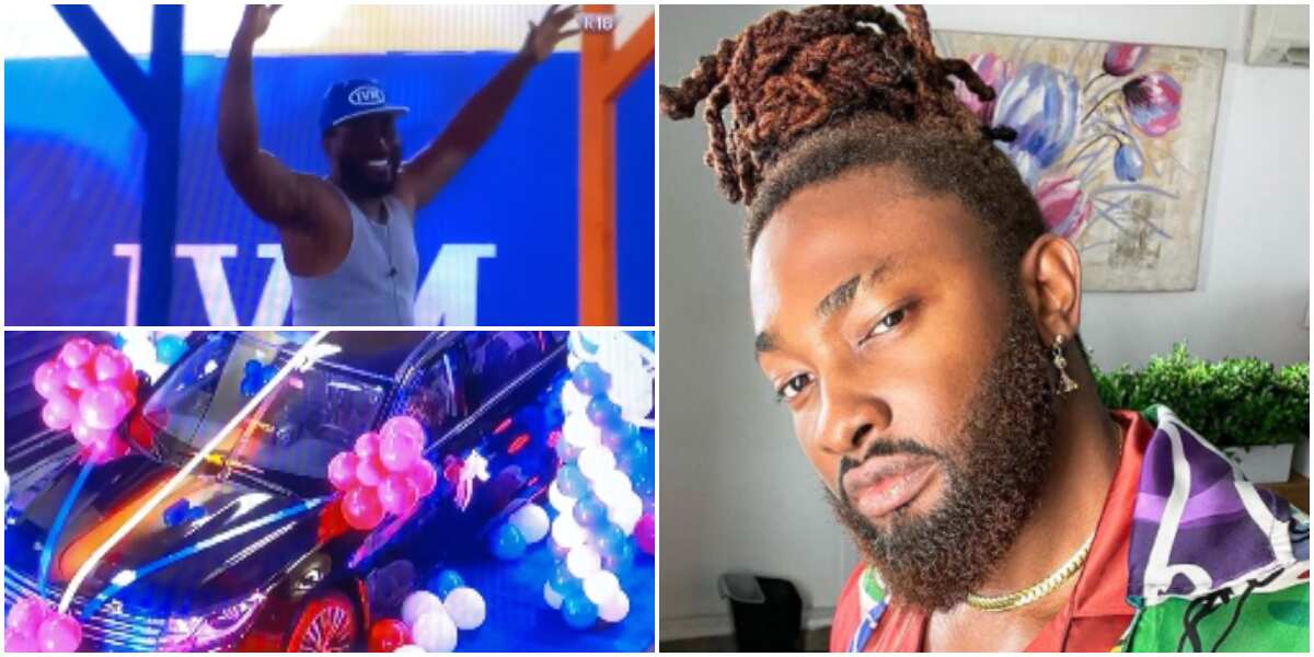 Pere has suffered too much: Uti excitedly celebrates as BBNaija housemate wins brand new car