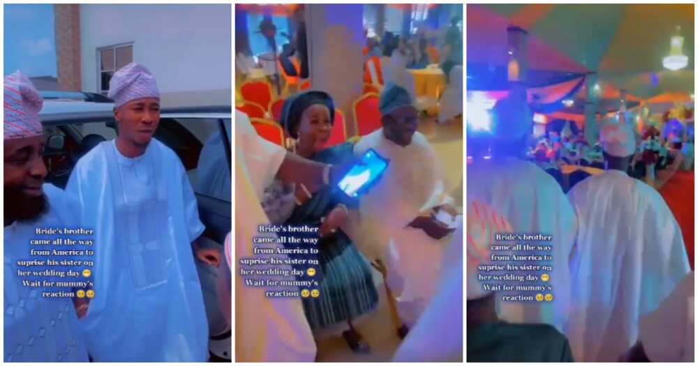 Nigerians in America, Nigerians in US, Bride's brother, man storms siter's wedding, wedding videos