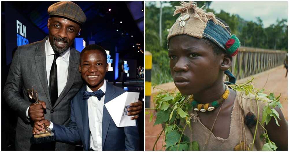 Idris Elba and Abraham Attah in photos Idris Elba and Abraham Attah in photos