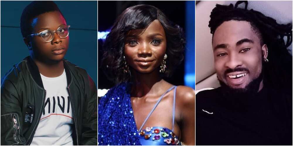 Nigerian Idol ex-contestants Clinton, Faith Mac, and Deloye