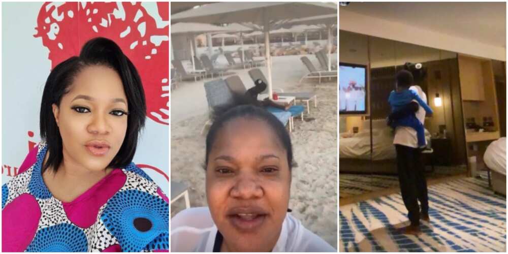 Actress Toyin Abraham shares family vacation photos and videos