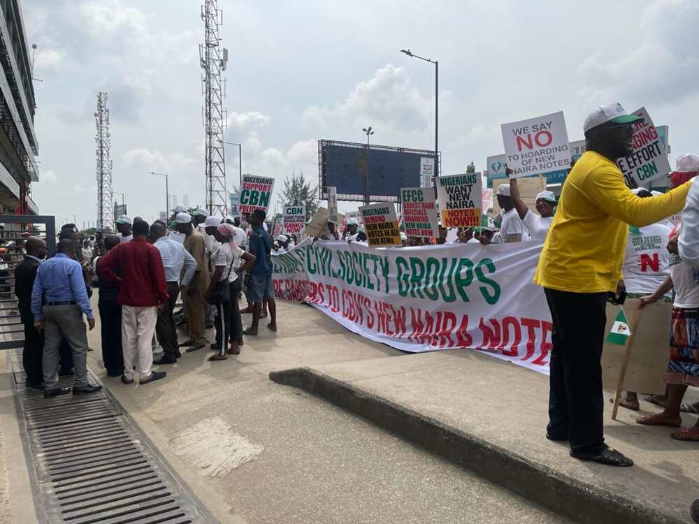 New naira notes protest New naira notes protest