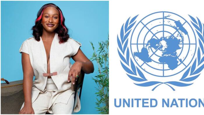 DJ Cuppy gets excited ahead of her speech at United Nations headquarters, fans react: “Proud of you”