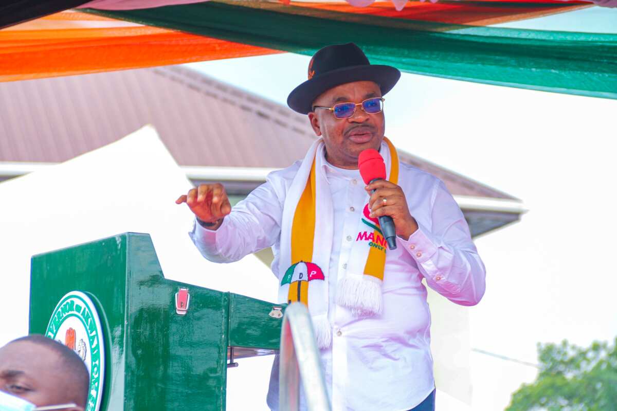 Udom Emmanuel preaches unity as Akwa Ibom PDP caucus meets in Uyo