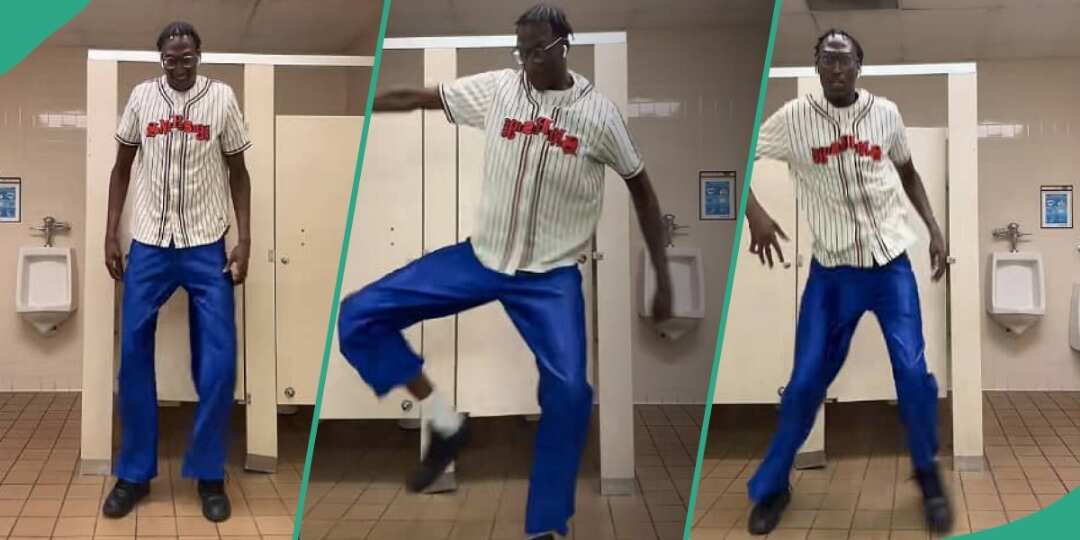 “Over 7 feet”: Watch trending video of very tall man dancing at home