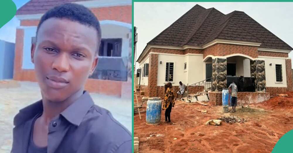 Man shares photos of his new house.