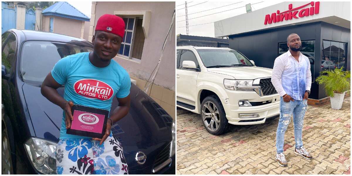 Nigerian man achieves huge success after 8 years, shows off his beautiful company and car, social media reacts