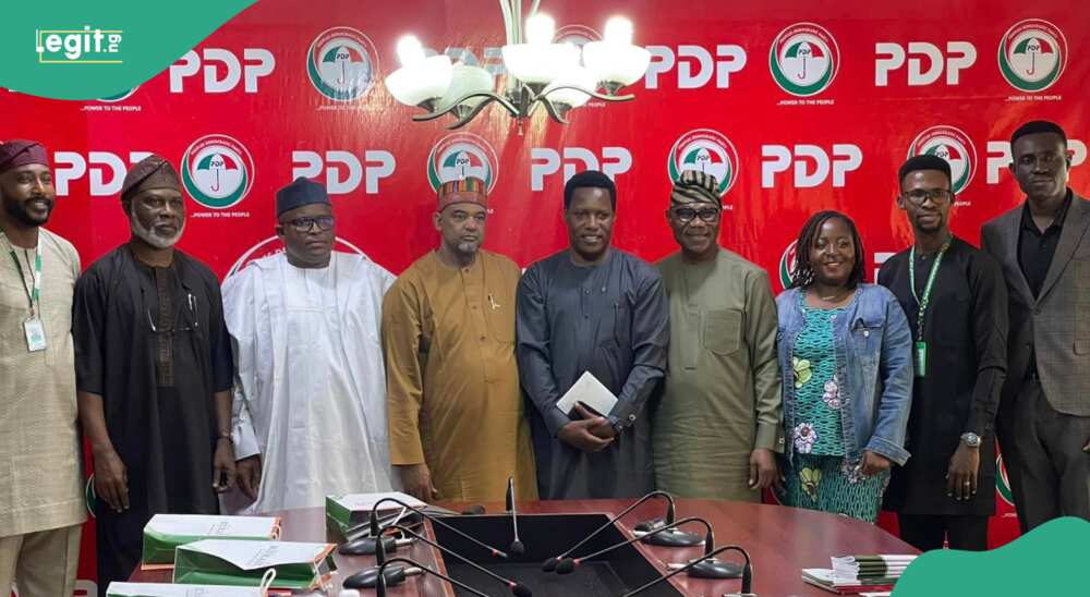 The PDP chairman was kidnapped on the Lagos Ibadan expressway