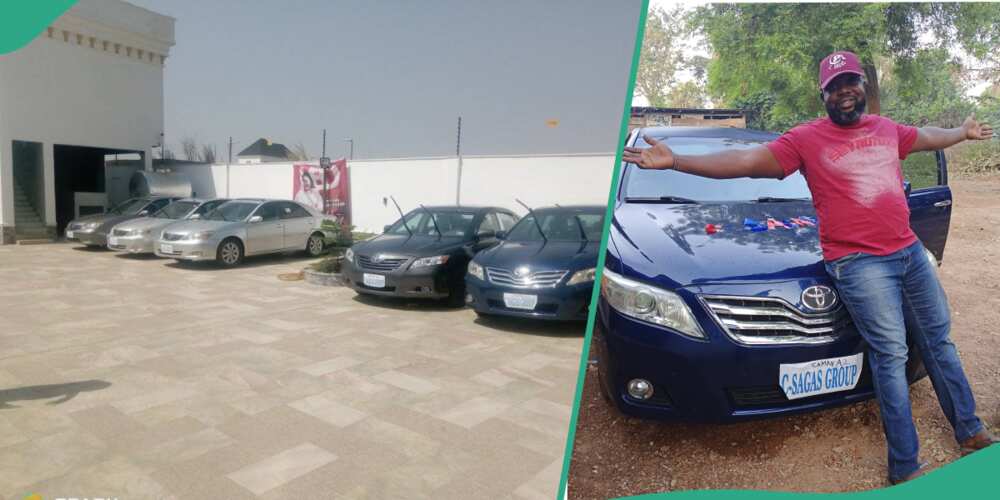 Nigerian boss gifts his workers five new cars