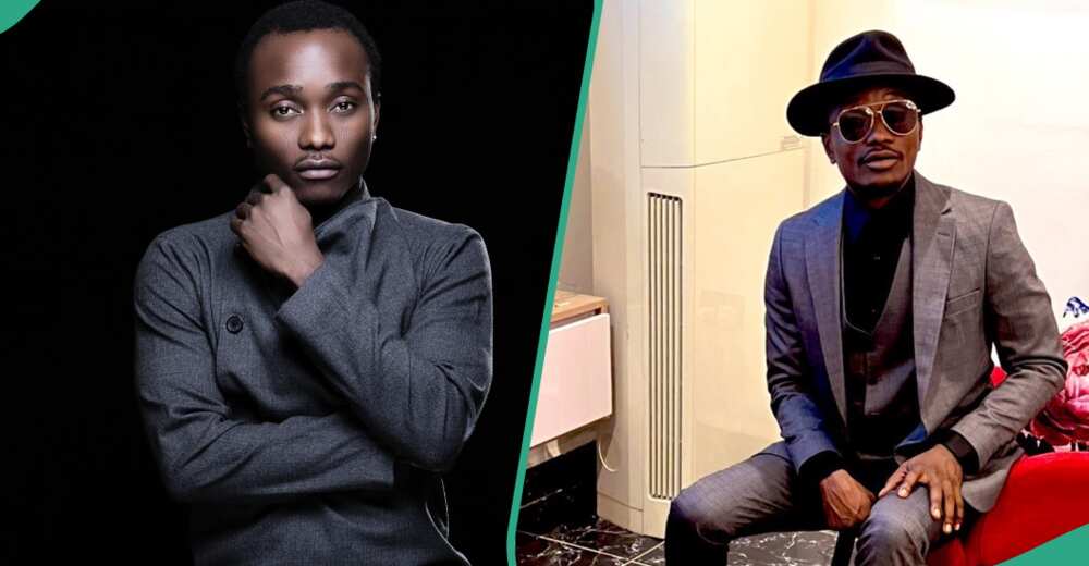 Brymo in dark outfits