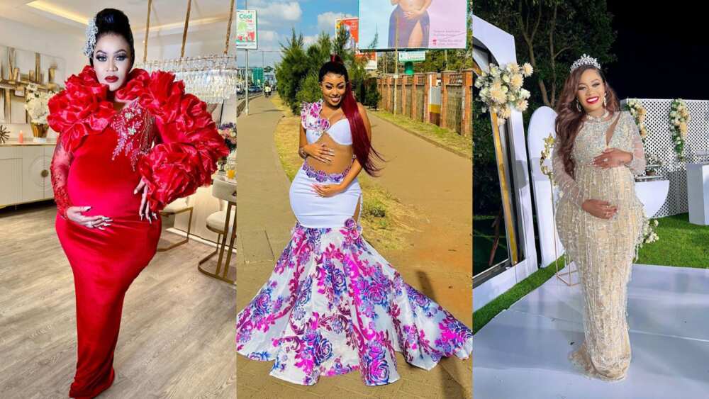 Aso ebi hot sale maternity styles