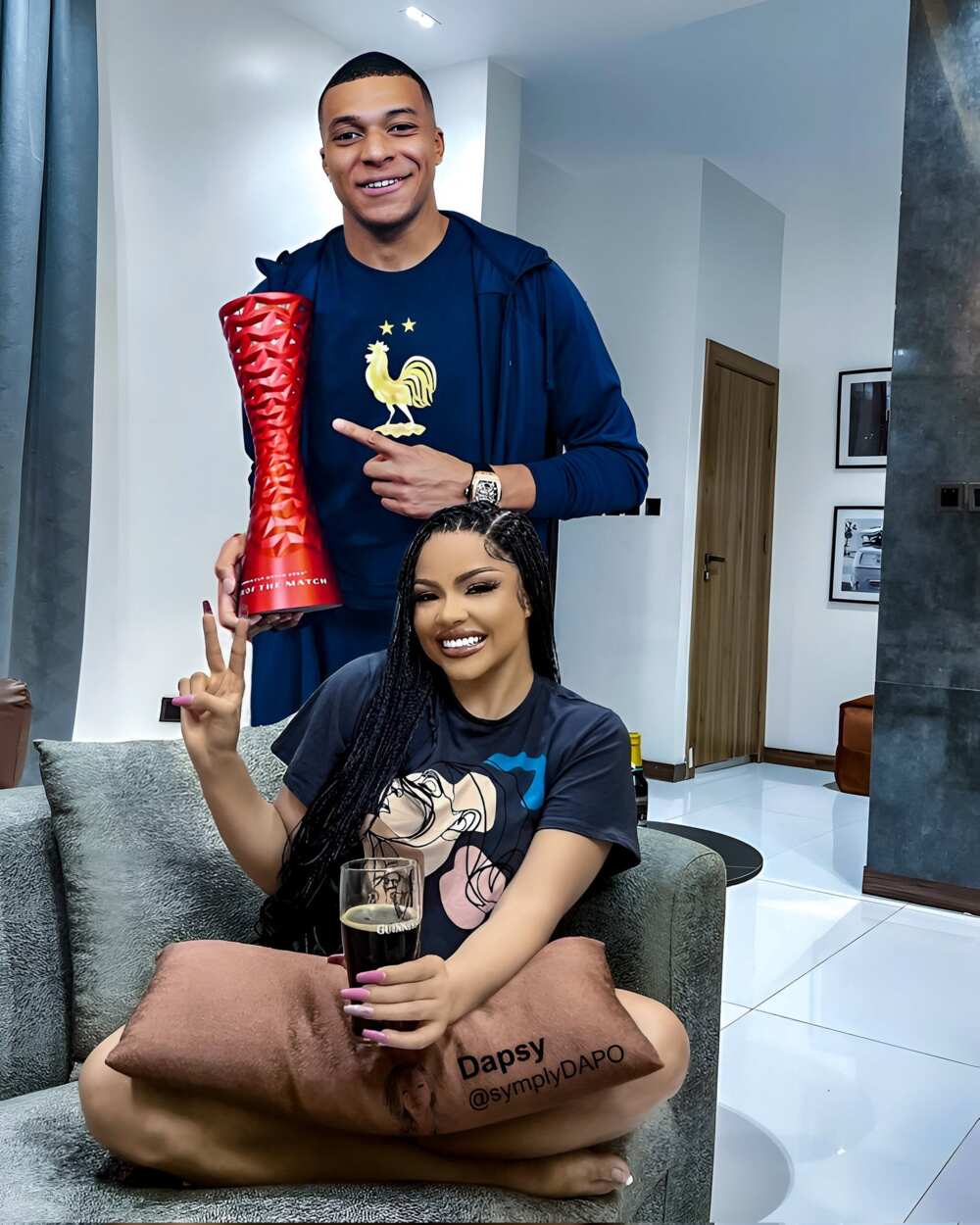 Nengi and Mbappe Nengi and Mbappe