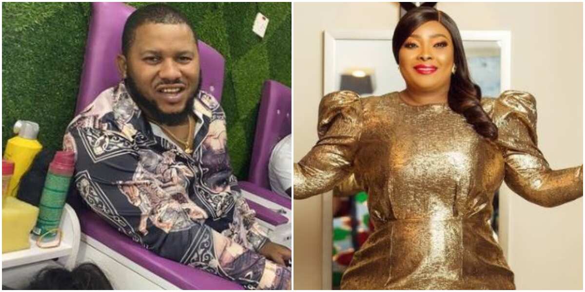 Actress Ronke Odusanya's baby daddy finally speaks up following messy scandal