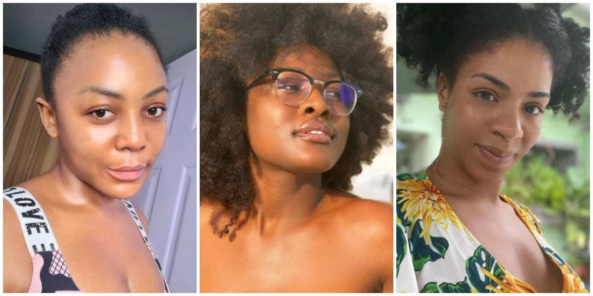 Natural beauties: 10 photos, videos of BBNaija stars showing off their makeup-free faces