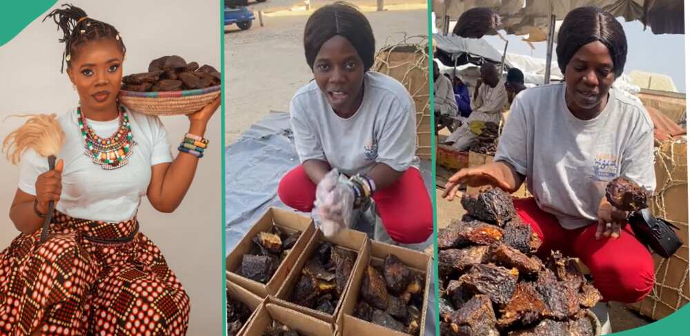 Nigerian graduate who sells smoked fish.