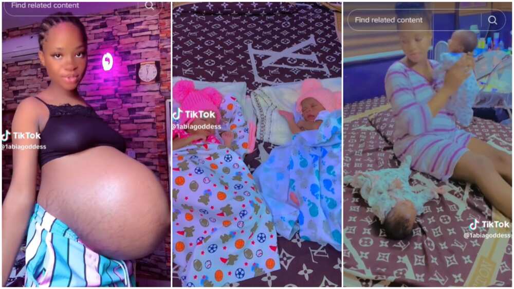 Beautiful twins/Lady showed off her kids. Beautiful twins/Lady showed off her kids.