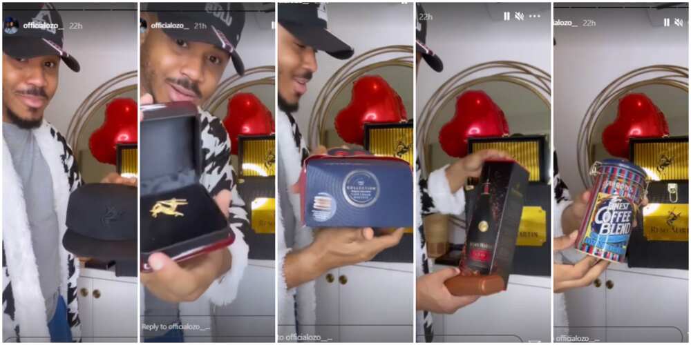 BBNaija's Ozo receives Valentine's day gift from Nengi, reveals content of the package