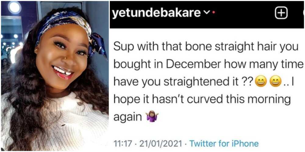 Actress Yetunde Bakare calls out popular vendors who sell fake bone straight hair