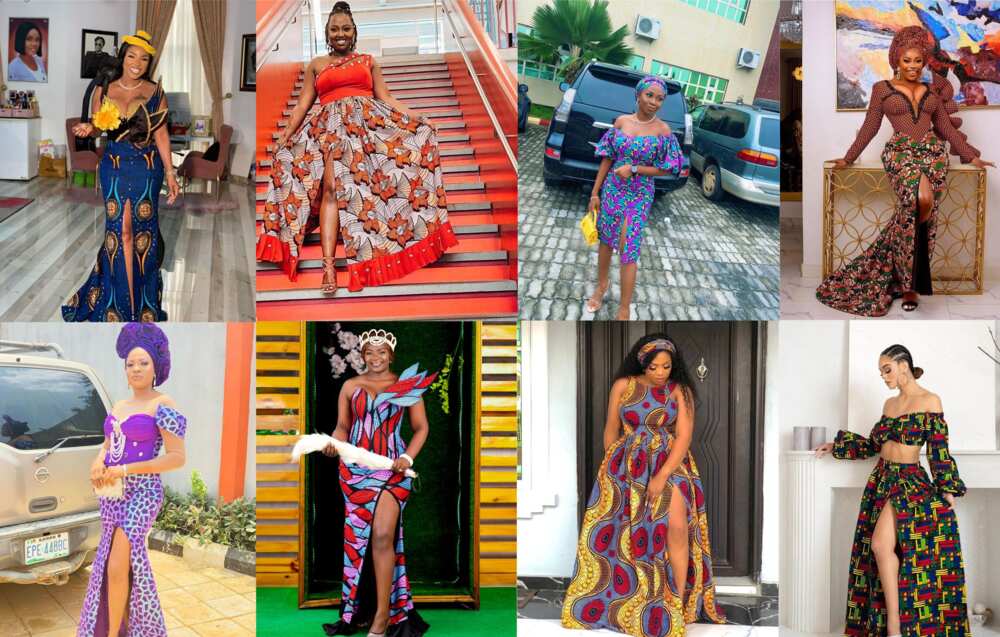 50+ latest material gown styles: explore the best trends of 2024 (photos) 