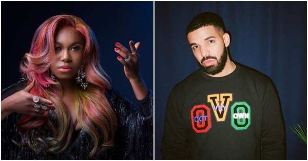 Canadian rapper Drake follows Niniola on Instagram, Teni reacts