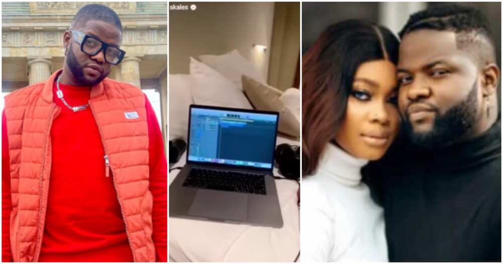 Rapper Skales disses wife in new track.