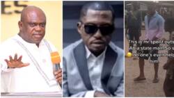 Grace found him: Pastor who sent the sacked dancing security boys abroad on scholarship set to help Mr Spellz