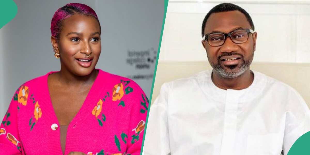 How Cuppy responded to a lady who gushed about her dad's Femi Otedola's post
