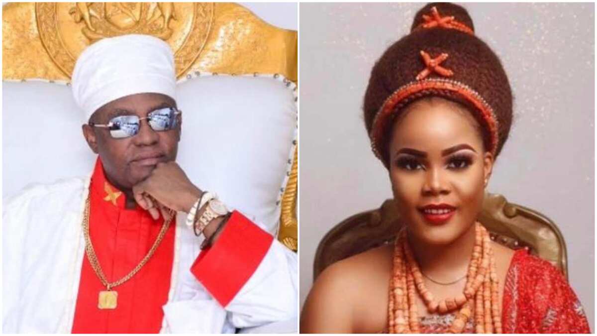 Great joy as Oba of Benin's fifth wife gives birth to quadruplets, 3 boys and 1 girl