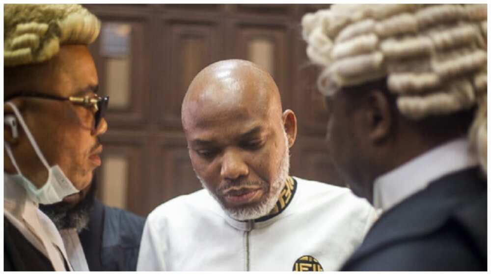 Nnamdi Kanu in court