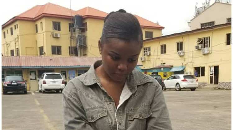 Lagos police have paraded a 21-year-old UNILAG undergraduate, Chidinma Ojukwu.